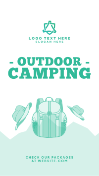 Outdoor Campsite Instagram Story