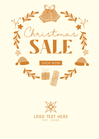 Christmas Wreath Sale Flyer