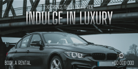 Luxury Car Rental Twitter Post Design