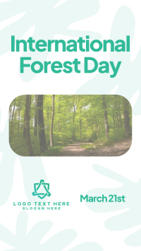 Forest Day Greeting Instagram Story