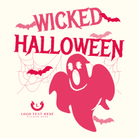 Wicked Halloween Ghost T-shirt Image Preview