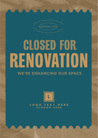 We're Closed Flyer example 1