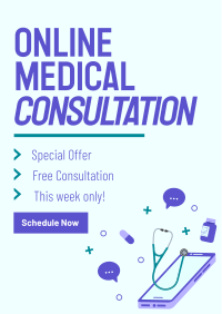 Mobile Online Consultation Flyer