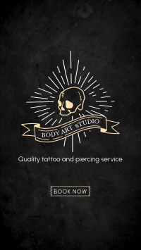 Tattoo and Piercing Instagram Story Image Preview