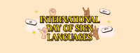 Sign Languages Day Celebration Facebook Cover