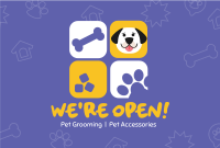 Pet Store Now Open Pinterest Cover