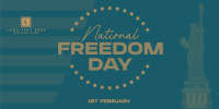 Remembering Freedom Day Twitter Post