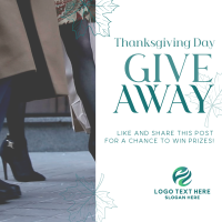 Massive Giveaway this Thanksgiving Linkedin Post