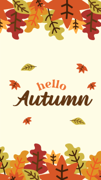 Hello Autumn Instagram Story