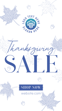 Elegant Thanksgiving Sale TikTok Video