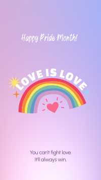 Love Is Love Facebook Story