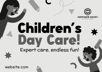 Daycare Services Quirky Postcard Image Preview