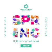 Modern Spring Sale Instagram Post