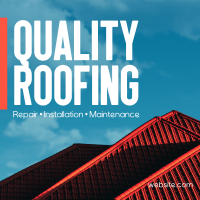 Quality Roofing Instagram Post Image Preview