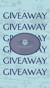 Candle Giveaway Instagram Story