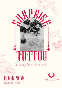 Tattoo Shop Promo Poster Design