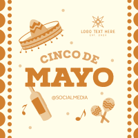 Cinco De Mayo Greeting Linkedin Post Design