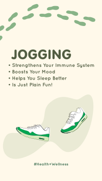 Jogging Facts Facebook Story