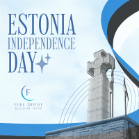 Minimal Estonia Day Instagram Post Image Preview