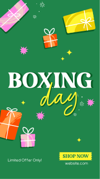 Playful Boxing Day Facebook Story