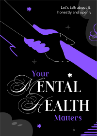 Mental Health Podcast Poster