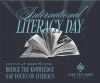 International Literacy Day Greeting Facebook Post