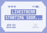 Live Streaming Postcard example 1