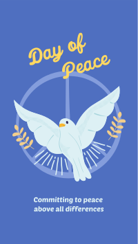 World Peace Dove Instagram Story
