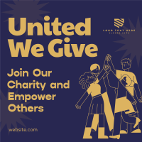 Charity Empowerment Linkedin Post