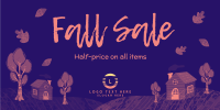 Autumn Leaves Sale Twitter Post