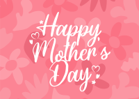 Floral Mother's Day Postcard Design