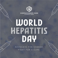 Minimalist Hepatitis Day Awareness Instagram Post Image Preview