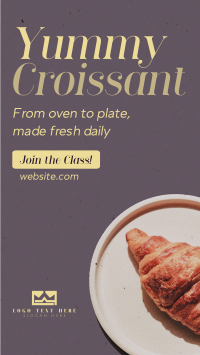 Baked Croissant Instagram Reel Design