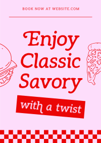 Retro Restaurant Poster