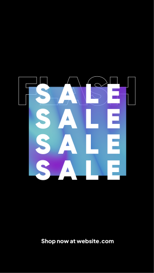 Gradient Flash Sale Instagram Story Image Preview
