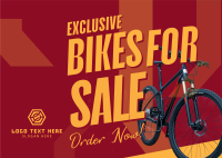 Bicycle Sale Postcard