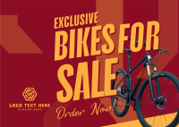 Bicycle Sale Postcard Design