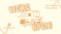 Now Open Food Truck Video Design