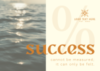 Feeling of Success Postcard