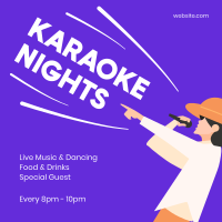 Karaoke Groove Instagram Post Design