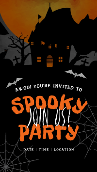 Haunted House Party Instagram Story