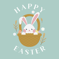 Easter Bunny Instagram Post Design