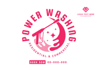 Power Washer Cleaner Postcard