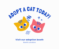 Adopt A Cat Today Facebook Post