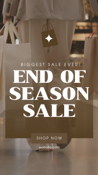 End of Season Shopping Instagram Reel