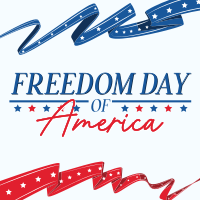 Freedom Day of America Instagram Post