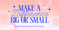 Day of Charity Quote Facebook Ad