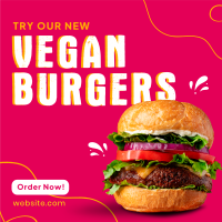 Vegan Burger Buns  Instagram Post