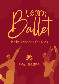 Kids Ballet Lessons Flyer