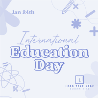 Celebrate Education Day Linkedin Post Design